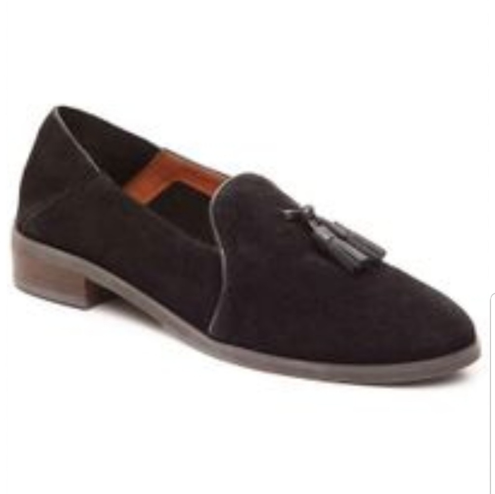 Lucky Brand Cardyn smoking loafer tassel black 7.5